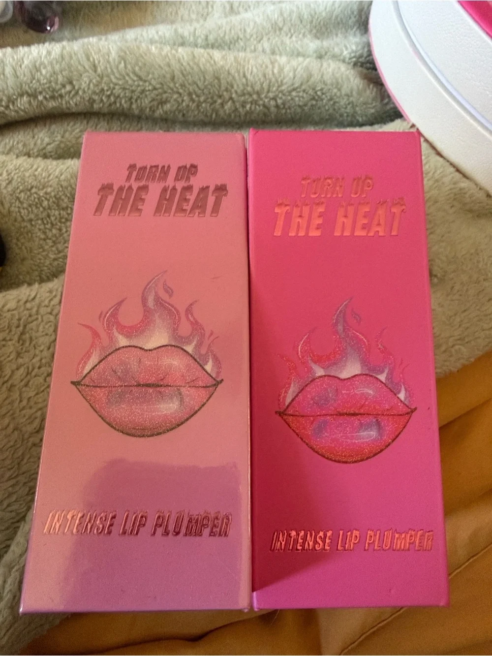 NWT Spoiled Cosmetics Turn Up The Heat Lip Plumper Set - O.G & Juicy